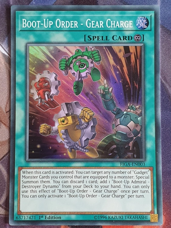 Boot-Up Order - Gear Charge (SR)