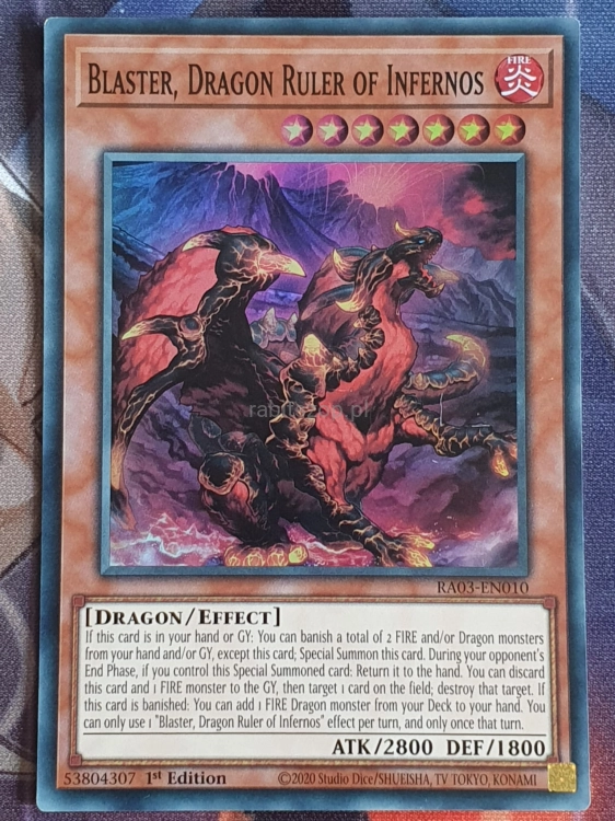 Blaster, Dragon Ruler of Infernos (SR-V.1)
